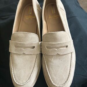Sam Edeoman, Beatrice Tan suede loafers round toe